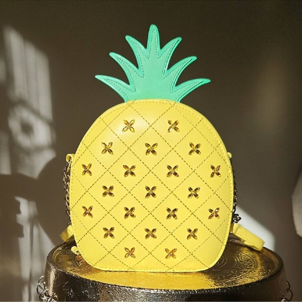 Kate Spade How Refreshing Pineapple Crossbody Novelty Bag EUC